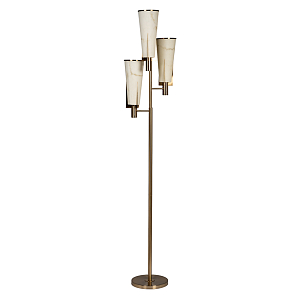 Торшер на три лампы на матовом металлическом основании Elegant Classic Light
