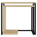 Комплект из 2-х приставных столов прямоугольной формы из дерева ZIGOSH OAK варинант исполнения - 1 | Loft Concept в Нижнем Новгороде