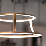 Люстра золотого цвета с 2-мя светодиодными кольцами Eurofase варинант исполнения - 9 | Loft Concept в Нижнем Новгороде