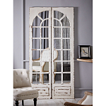 Зеркало-окно с эффектом старения в венецианском стиле Venetian White Mirror варинант исполнения - 5 | Loft Concept в Нижнем Новгороде