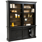 Витрина из массива сосны Sterling Showcase Black варинант исполнения - 3 | Loft Concept в Нижнем Новгороде