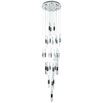 Люстра с прямоугольными плафонами из хрусталя Esme Rectangular Crystal Chrome Chandelier варинант исполнения - 1 | Loft Concept в Нижнем Новгороде