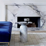 Дизайнерский журнальный стол с чёрной круглой столешницей Visanyp варинант исполнения - 1 | Loft Concept в Нижнем Новгороде