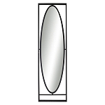 Зеркало овальное в металлической оправе в стиле лофт Urban Style Space варинант исполнения - 1 | Loft Concept в Нижнем Новгороде