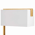 Торшер с прямоугольным абажуром на золотом металлическом каркасе Rectangular Plane  варинант исполнения - 2 | Loft Concept в Нижнем Новгороде