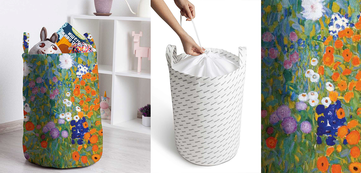 Корзина Flowers Impressionism Basket Корзина Flowers Impressionism Basket - Loft-Concept в Нижнем Новгороде