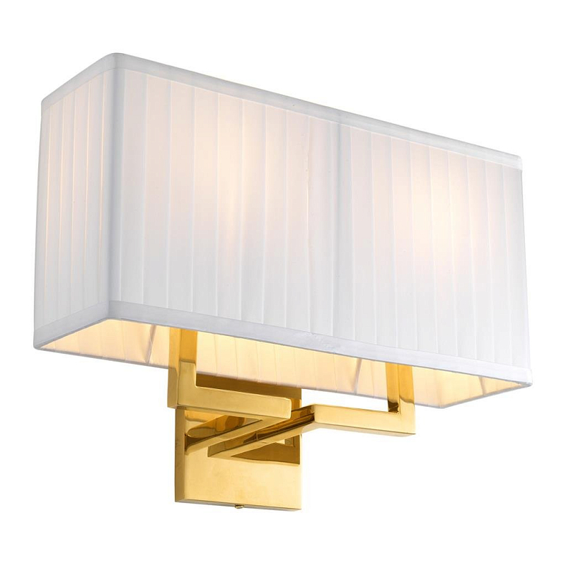 Бра Wall Lamp Westbrook Gold Глянцевое золото Белый в Нижнем Новгороде | Loft Concept 