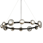 Светодиодная кольцевая люстра IONA Сhandelier black варинант исполнения - 3 | Loft Concept в Нижнем Новгороде