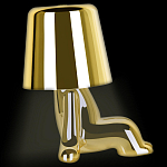 Настольная лампа фигурная цвета золото с гладким абажуром Высота 16 см Sophia варинант исполнения - 5 | Loft Concept в Нижнем Новгороде