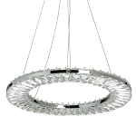 Люстра круглая с прозрачной хрустальной рамкой Maude Crystal Light варинант исполнения - 1 | Loft Concept в Нижнем Новгороде