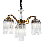 Подвесная люстра с плафонами с виде трубчатых хрустальных подвесок Cadice Chandelier варинант исполнения - 1 | Loft Concept в Нижнем Новгороде