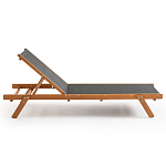 Шезлонг из текстиля и эвкалипта Power of Nature варинант исполнения - 2 | Loft Concept в Нижнем Новгороде