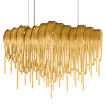 Люстра подвесная с металлическими цепочками и изогнутыми металлическими дугами 72 см Atlantis Chain варинант исполнения - 16 | Loft Concept в Нижнем Новгороде