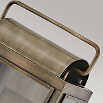 Настенный фонарь прямоугольной формы цвета состаренная латунь с двумя лампами Hinkley варинант исполнения - 4 | Loft Concept в Нижнем Новгороде