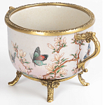 Фарфоровая чаша с бронзовыми элементами Eden Garden варинант исполнения - 2 | Loft Concept в Нижнем Новгороде