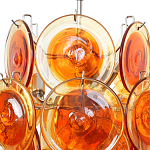 Люстра из оранжевых стеклянных дисков OrangeGlowing Reflectors варинант исполнения - 1 | Loft Concept в Нижнем Новгороде