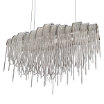 Люстра подвесная с металлическими цепочками и изогнутыми металлическими дугами 72 см Atlantis Chain варинант исполнения - 7 | Loft Concept в Нижнем Новгороде