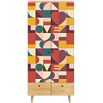 Шкаф с принтом The rebus of love варинант исполнения - 2 | Loft Concept в Нижнем Новгороде