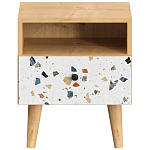 Прикроватная тумба с изображением на ящике Elise Nightstand варинант исполнения - 14 | Loft Concept в Нижнем Новгороде
