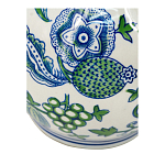 Ваза фигурная с сине-зелеными узорами распустившихся цветов Blossoming Spring варинант исполнения - 3 | Loft Concept в Нижнем Новгороде