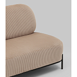 Диван Стоун велюр рельефный бежевый варинант исполнения - 3 | Loft Concept в Нижнем Новгороде