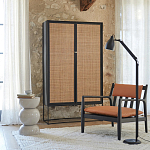 Шкаф с 2-мя дверцами из ротанга ручной работы Fuse Wicker Furniture варинант исполнения - 5 | Loft Concept в Нижнем Новгороде