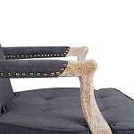 Кресло Aubrey Classical Armchair dark grey velour варинант исполнения - 5 | Loft Concept в Нижнем Новгороде