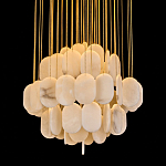 Люстра с овальными подвесками из натурального камня Spatial Composition варинант исполнения - 2 | Loft Concept в Нижнем Новгороде