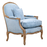 Кресло Ava Classical Armchair light blue velour варинант исполнения - 1 | Loft Concept в Нижнем Новгороде