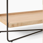 Консоль деревянной столешницей и полкой Wooden Table Top and Shelf варинант исполнения - 3 | Loft Concept в Нижнем Новгороде