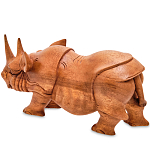Статуэтка деревянная в виде носорога Rhino Horn варинант исполнения - 2 | Loft Concept в Нижнем Новгороде