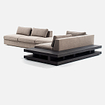 Современный модульный диван Zartаrn с приставным деревянным столиком варинант исполнения - 2 | Loft Concept в Нижнем Новгороде