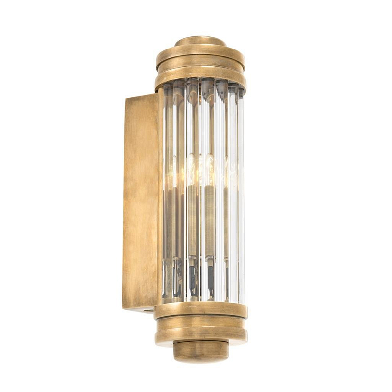 Бра Wall Lamp Gascogne XS Brass Латунь Прозрачное Стекло в Нижнем Новгороде | Loft Concept 