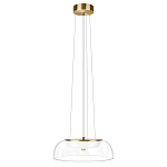 Подвесной светильник  с плоским прозрачным стеклянным плафоном Grada Light варинант исполнения - 2 | Loft Concept в Нижнем Новгороде