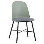 Стул из прочного пластика на металлическом основании Anora Green  варинант исполнения - 1 | Loft Concept в Нижнем Новгороде