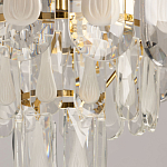 Люстра многоярусная с овальными прозрачными подвесками 28 см Harmonica варинант исполнения - 8 | Loft Concept в Нижнем Новгороде