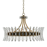 Люстра круглая с прозрачными элементами в форме полумесяца Crescent варинант исполнения - 2 | Loft Concept в Нижнем Новгороде