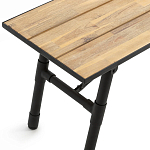 Скамья с сиденьем из массива акации Damon Industrial Wooden Bench варинант исполнения - 2 | Loft Concept в Нижнем Новгороде