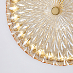 Подвесной светильник с плафоном из рельефного стекла Peony Glass Bronze  варинант исполнения - 6 | Loft Concept в Нижнем Новгороде