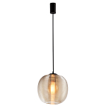 Подвесной светильник со стеклянным рельефным плафоном хром Perforated Glass 25 варинант исполнения - 2 | Loft Concept в Нижнем Новгороде