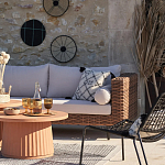 Трехместный садовый диван из плетеного пластика Matteo варинант исполнения - 5 | Loft Concept в Нижнем Новгороде