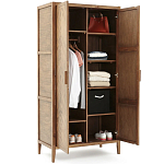 Шкаф из массива сосны с орнаментом "Ёлочка" Geometric Ornament варинант исполнения - 4 | Loft Concept в Нижнем Новгороде