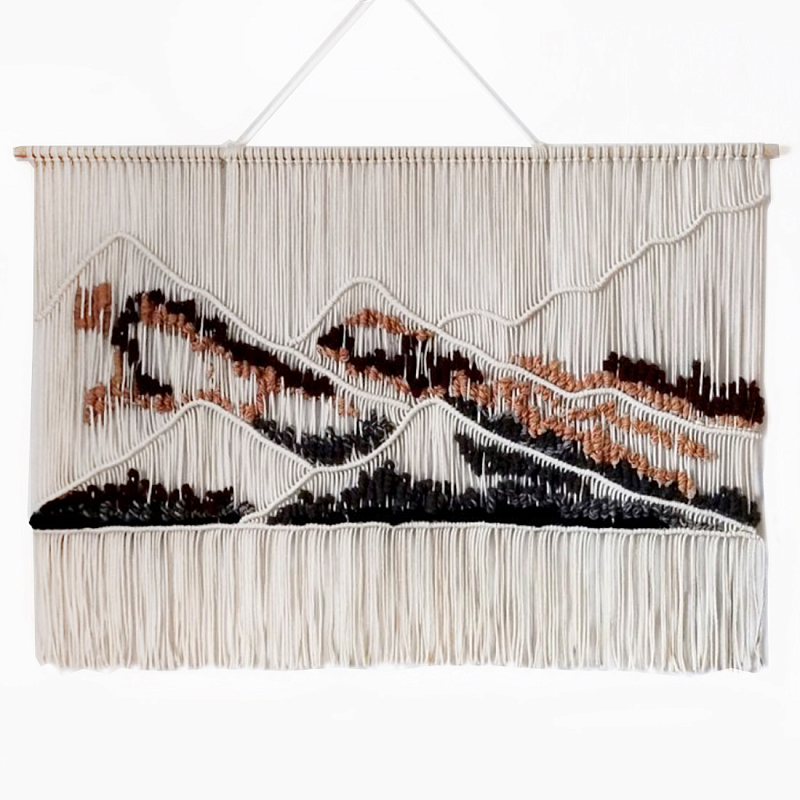 Гобелен ручная работа Wabi-Sabi II Черный Терракотовый ivory ( слоновая кость ) Гобелен ручная работа Wabi-Sabi II Черный Терракотовый ivory ( слоновая кость ) в Нижнем Новгороде | Loft Concept