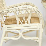 Комплект обеденный из ротанга Eloise grand white варинант исполнения - 4 | Loft Concept в Нижнем Новгороде