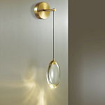 Бра с плафоном в форме капли Crystal Transparent Drop варинант исполнения - 2 | Loft Concept в Нижнем Новгороде