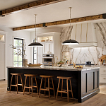 Подвесной светильник с широким куполообразным плафоном Kichler варинант исполнения - 7 | Loft Concept в Нижнем Новгороде