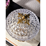 Конфетница из прозрачного рельефного стекла Eden Garden варинант исполнения - 13 | Loft Concept в Нижнем Новгороде