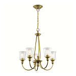 Люстра с прозрачными плафонами из пузырчатого стекла Kichler варинант исполнения - 10 | Loft Concept в Нижнем Новгороде