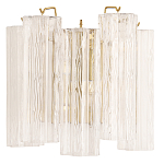 Бра с вертикальными стеклянными подвесками Hexagon Tube Light варинант исполнения - 1 | Loft Concept в Нижнем Новгороде