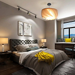 Подвесной светильник с белыми изящными декоративными лепестками Volumetric Petal Lamp варинант исполнения - 6 | Loft Concept в Нижнем Новгороде